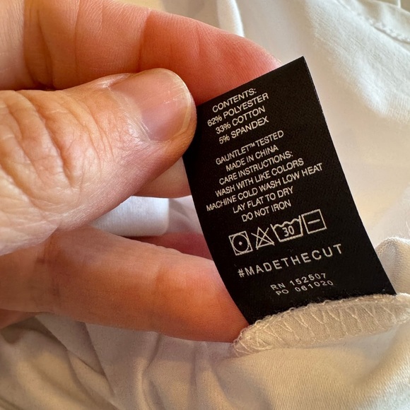 Cuts Pyca Pro Clothing Classic White Long Sleeve Henley Split-Hem Pullover / xlg - Picture 8 of 8